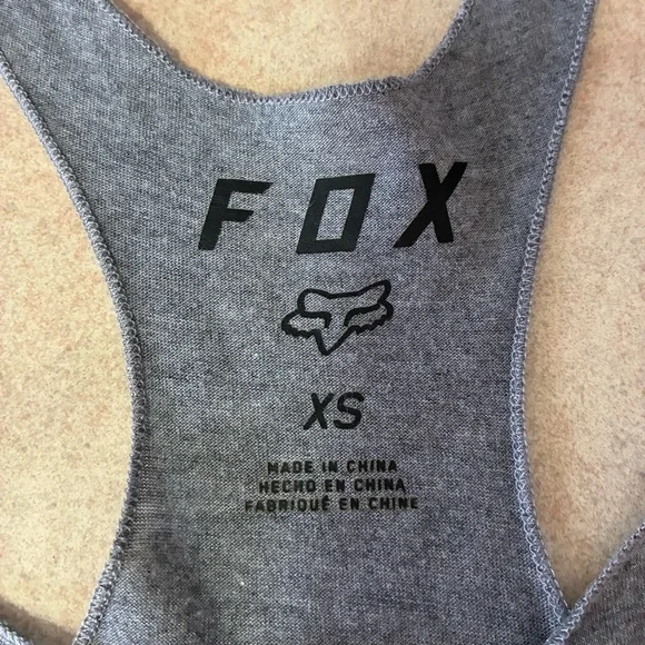 Fox Racing Grey Racerback Tank Top Size XS - Picture 7 of 10